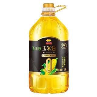 金龙鱼 0反式脂肪酸非转基因压榨特级玉米油烘焙桶装 4L