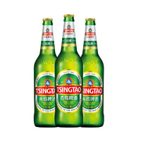 青岛啤酒 TSINGTAO 经典麦汁浓度10度600ml*12瓶