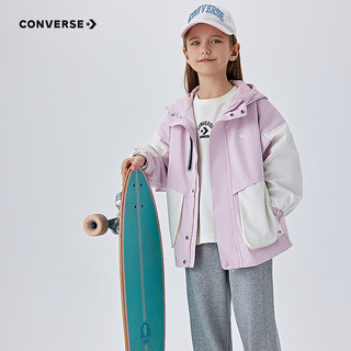 Converse匡威儿童装2025春季新款时尚运动上衣男女童潮流工装夹克  140 /68 【建议身高128-140cm】