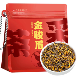 移动端、京东百亿补贴：采茶伯 红茶 金骏眉红茶 浓香蜜香型500g茶叶袋装新茶全黄芽叶自己喝 金骏眉大份500g