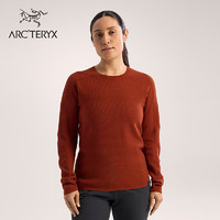 ARC'TERYX 始祖鸟 HALLAM MERINO WOOL CREW 保暖 女子 抓绒衫 SEQUOIA/红杉褐 S