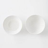 无印良品（無印良品 MUJI）Ag+抗菌加工 沥水盆套装 厨房 洗菜盆 L