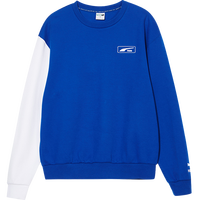 春秋款套头衫男女潮流撞色小LOGO卫衣圆领运动休闲上衣