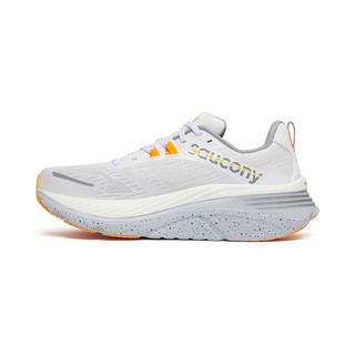 索康尼（SAUCONY）Saucony索康尼男HURRICANE 24飓风级稳定舒适跑鞋20933 白银色 44.5 (US10.5)