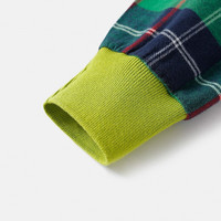 MQDMINI童装儿童衬衫男童春装休闲格子开衫中小童百搭上衣宝宝衣服 M熊格纹衬衣红格 140