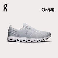 On昂跑 Cloud 6 2025 春夏女款休闲运动鞋 Glacier | White 冰川灰 | 白 40