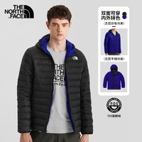 THE NORTH FACE 北面 羽绒服男秋冬鹅绒保暖防泼水夹克外套4NG3 XNV/黑色 M