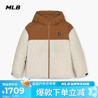 MLB 男女秋冬连帽羽绒服百搭休闲外套3ADJB0646-43CRD-S