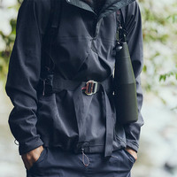 KintoTRAIL登山涉水徒步旅行露营户外保温保冷运动跑步水壶水杯 大容量 黑色 580ml