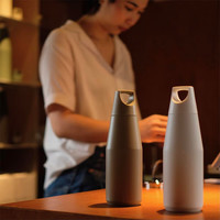 KintoTRAIL登山涉水徒步旅行露营户外保温保冷运动跑步水壶水杯 大容量 黑色 1080ml