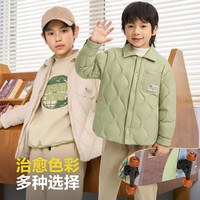 波司登秋冬季轻薄羽绒服男女儿童5A抗菌三防宽松舒适保暖外套T40133630 水苔绿|4621 165/84A