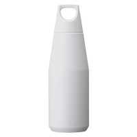 KintoTRAIL登山涉水徒步旅行露营户外保温保冷运动跑步水壶水杯 大容量 白色 580ml