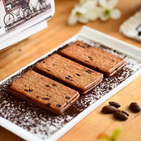 吉品到岩烧芝士咖啡脆饼干芝芝咸甜味薄脆休闲解馋儿童 咖啡巧克力饼干 100包