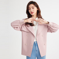 秋水伊人短款收腰风衣女春季新款女装百搭设计感外套女
