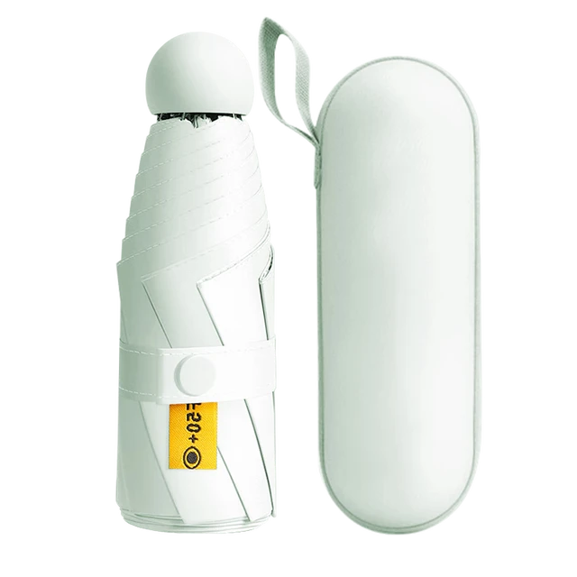 小魔遮阳晴雨伞五折防晒防紫外线胶囊伞迷你便携小巧折叠伞遮阳伞