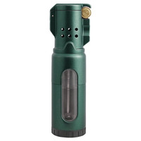 中邦三直冲砂轮打火机 金属可视防风点烟器烟具 原铜滚花 29支