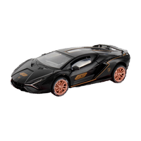 黑曼巴兰博基尼闪电1:32黑色跑车模仿真合金汽车模型玩具车男女小孩