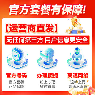 移动端、京东百亿补贴：中国电信 大流量卡全国通用19元低月租手机卡电话卡星卡5G长期纯上网非无限永久王卡