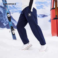 匡威（Converse）匡威童装男童女童加绒长裤裤子儿童运动裤卫裤休闲裤 藏青蓝 155 /64 【身高158-170cm】 155/64(XL)