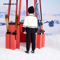 匡威（Converse）匡威童装男童女童加绒长裤裤子儿童运动裤卫裤休闲裤 正黑色(女款) 150 /58 【身高140-152cm】 150/63(M)