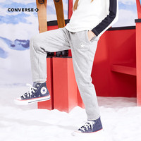 匡威（Converse）匡威童装男童女童加绒长裤裤子儿童运动裤卫裤休闲裤 岩岭灰(女款) 110 /53 【身高104-110cm】 110/53(5)