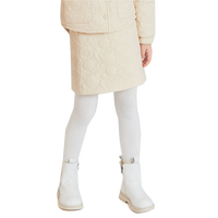 PawinPaw卡通小熊童装秋冬女童绗缝半身裙时尚淑女裙子 Beige35/米色 140 cm