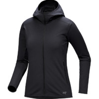 ARC'TERYX 始祖鸟 KYANITE LT HOODY 舒适 女子 抓绒衫 BLACK/黑色 M