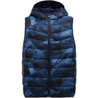 波司登（BOSIDENG）秋冬新款轻薄羽绒服男女儿童90绒5A抗菌三防马甲外套T40135510  110 /56