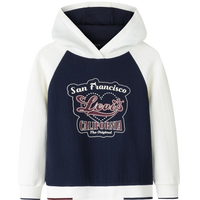 李维斯Levi'sLevi's儿童童装连帽卫衣秋男童女童长袖上衣 正装蓝 130 /64 【身高116-122cm】