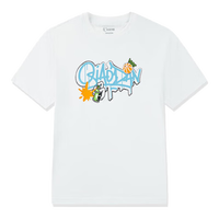 乔丹（QIAODAN）童装2024夏款轻薄男中小冰甲科技圆领短袖T恤- 白色 101CM