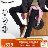 Timberland 官方男装长裤卡其裤休闲弹性修身锥形|A2A49 A2A49001/黑色（30） 32