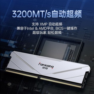 百亿补贴：梵想 UD01-R DDR4马甲内存条3200频率台式机XMP超频8G