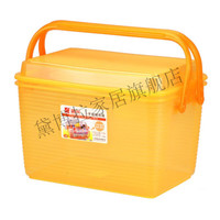 黛博拉 收纳箱振兴手提储物箱整理箱杂物居家收纳箱1 桔色 中号CL8805(11L)