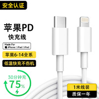 今典 30W/20W充快充套装 1米PD快充线