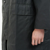 Barbour OS Burghley男女同款中长油蜡夹克