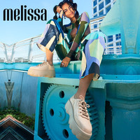 Melissa（梅丽莎）【赵露思同款】新品春夏新品厚底撞色系带女士休闲鞋果冻鞋32548