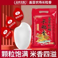 百亿补贴：盖亚农场 长粒香大米 5kg 袋装 真空锁鲜