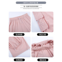 俞兆林工装裤女2025春季新款高腰显瘦休闲裤子女宽松气质小个子阔腿裤   【推荐101-115斤】