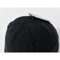 Champion美国冠军纯色男女保暖帽针织帽秋冬毛线帽亏本清仓 黑色（小C绣标）