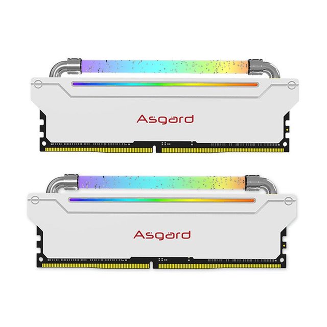 阿斯加特 16G*2条 DDR4 3600 海力士CJR颗粒 洛基 台式机内存条RGB