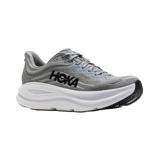 HOKA ONE ONE男款邦代9公路跑步鞋BONDI 9轻盈舒适缓震 GCTC-银河灰/恒星灰 （US10） 44