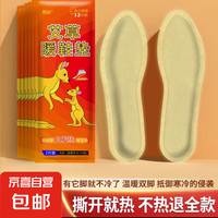 三吉猫 自发热鞋垫女加热鞋垫冬一次性自热暖脚宝宝男暖足贴暖脚底 燃炎艾草暖鞋垫大码10双
