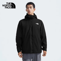 THE NORTH FACE 北面 防风夹克男户外防风单层连帽外套89ZN 黑色/JK3 S S/165