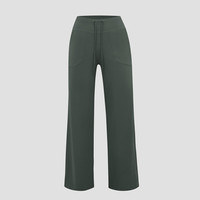 露露乐蒙lululemon丨Throwback Still 女士运动长裤 LW5FX9A 幽深丛林绿 XL 墨绿