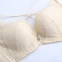 夏.娃.之.秀内衣女都市小胸显大聚拢防下垂上托性感蕾丝文胸罩文胸 Y053肤色 75B /34B