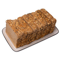 森亩媛 0脂肪黑麦全麦面包无蔗糖整箱粗粮代餐饱腹食品低脂早餐吐司片 谷物全麦面包(10包20片