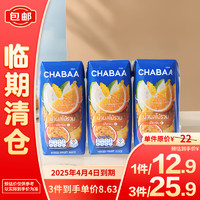 恰芭 混合水果果汁饮料180ml*3