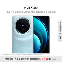 vivo X100  蓝晶×天玑9300 5000mAh蓝海电池蔡司长焦 120W双芯闪充拍照手机 星迹蓝 16GB+256GB