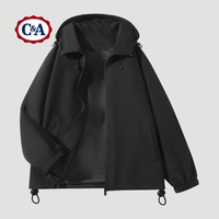 C&A春秋女2025防风外套百搭休闲夹克上衣 米白 M