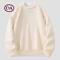 C&A假两件卫衣女2025春秋薄款女款上衣女士小个子卫衣女 香芋紫 XL